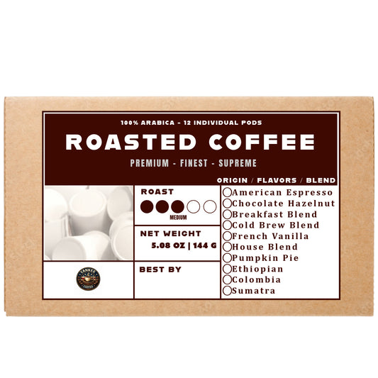 K-Cups Coffee Flavored & Nonflavored Organic Supreme Finest Premium American Espresso Breakfast Cold Brew House Vanilla Chocolate Hazelnut Pumpkin French Vanilla Ethiopia Colombia Sumatra Brazil more